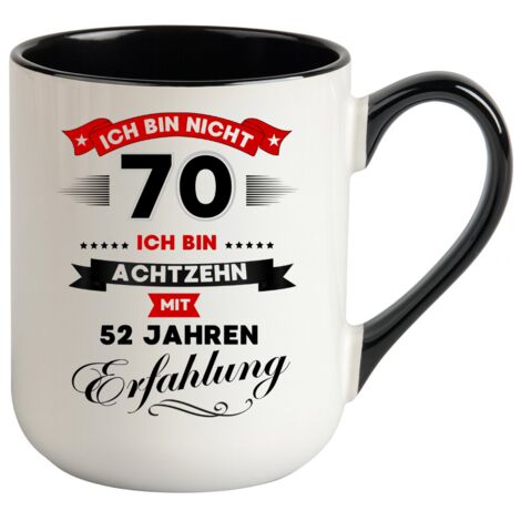 Taza divertida, regalo para un 70 cumpleaños