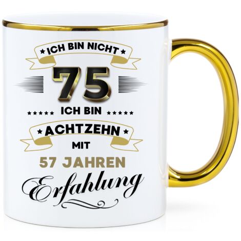 Taza divertida, regalo para un 75 cumpleaños