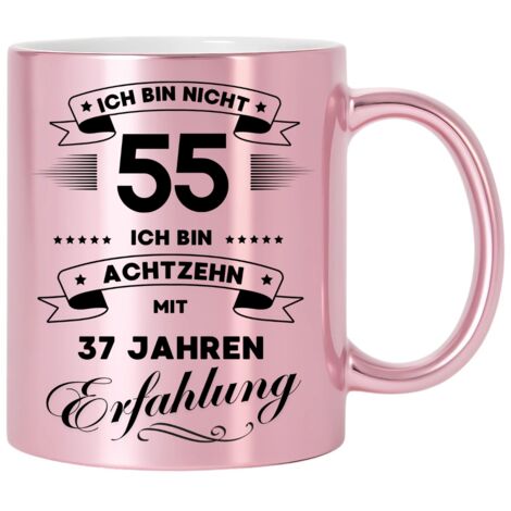 Taza divertida, un regalo para un 55 cumpleaños