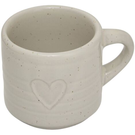 Taza espresso Adele blanco cálido 8cl - Atmosphera créateur d'intérieur