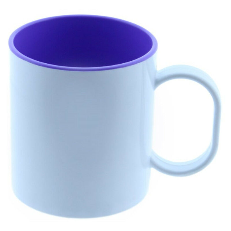 

TAZA PLÁSTICO CON INTERIOR DE COLOR PARA SUBLIMACIÓN Morado