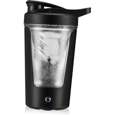 Taza recargable con función de autoagitación, batidora portátil para proteínas y bebidas, agitación automática para café, leche y batidos.