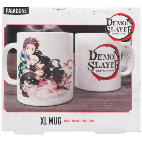 Taza Tanjiro Y Nenzuko Tamaño Xl