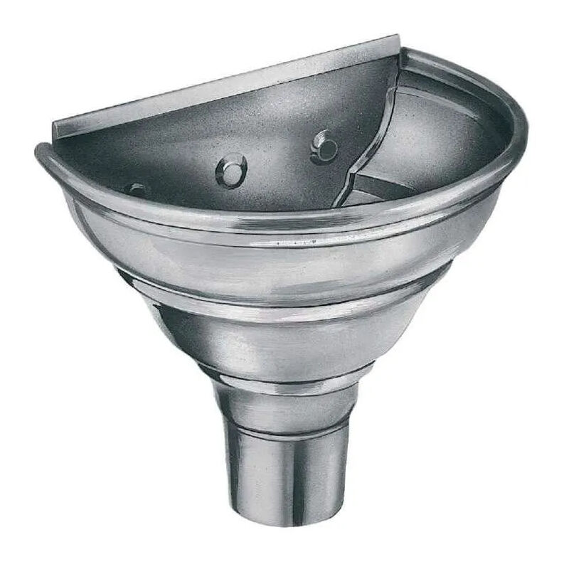 

Tazón de zinc de frente semicircular, diámetro 80mm