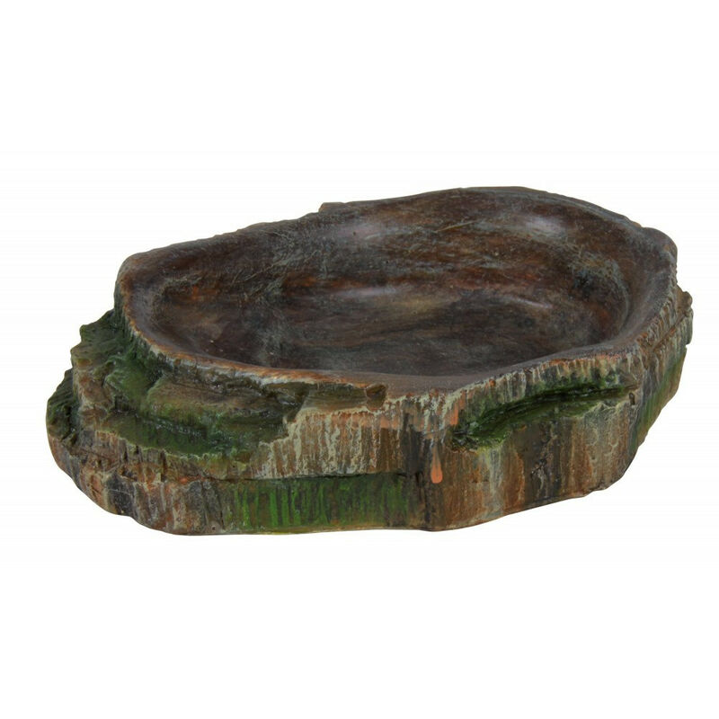 

Recipiente de agua y comida para reptiles. 10 x 2,5 x 7,5 cm.
