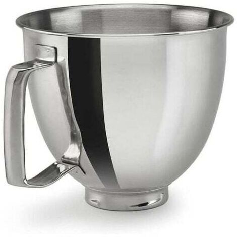 Tazón mezclador de acero inoxidable KitchenAid Kaishanyi, K5THSBP, accesorio para electrodomésticos de cocina de 5 cuartos con asa