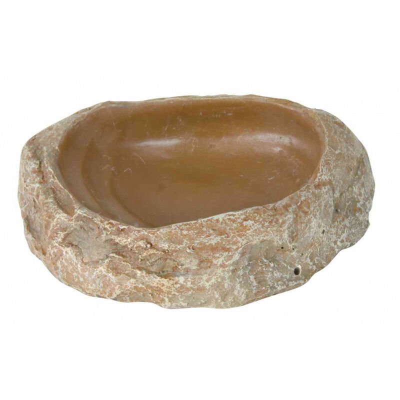 

El agua de los reptiles y el tamaño de los comederos: 11 × 2.5 × 7 cm H 2.5 cm