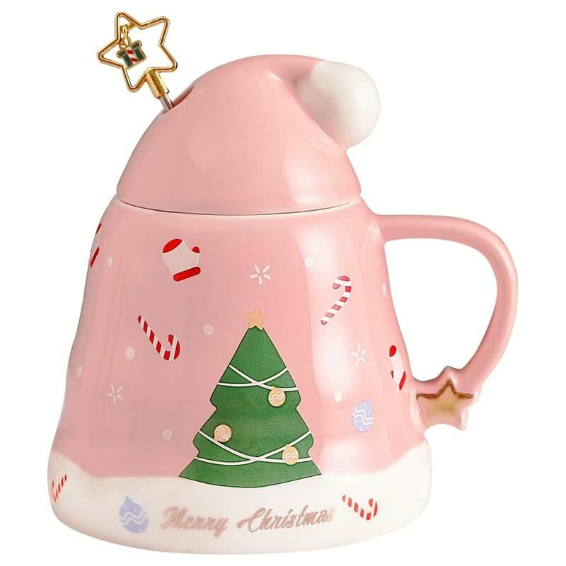 Tazza da caffè natalizia, tazze da tè in ceramica