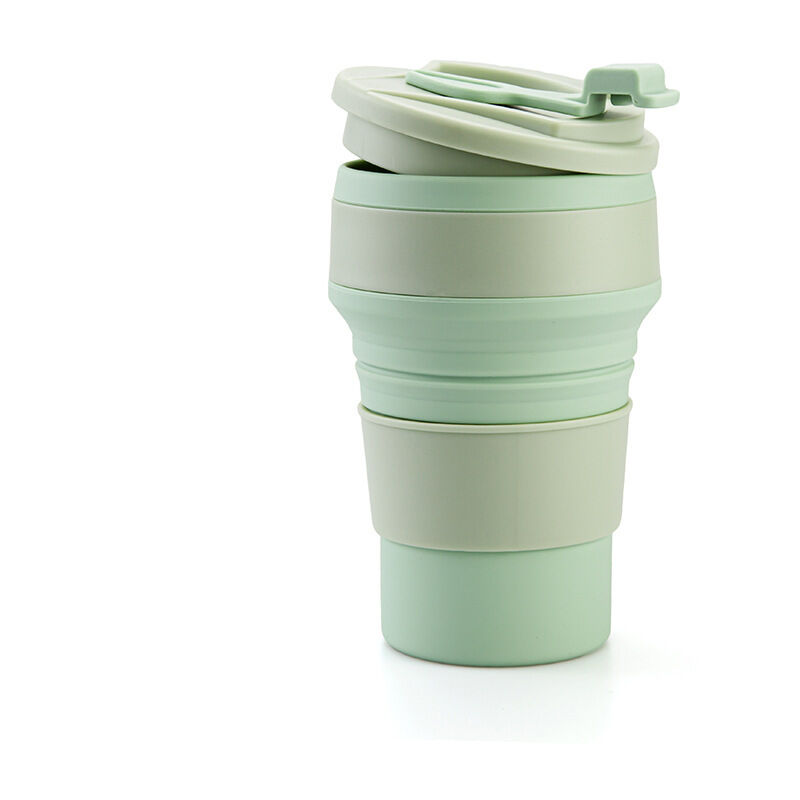 Tazza da viaggio pieghevole in silicone (350 ml)