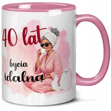 TAZZA DI COMPLEANNO PER LEI PER MOGLIE MADRE DONNA COMPAGNO 40 50 60 ANNI