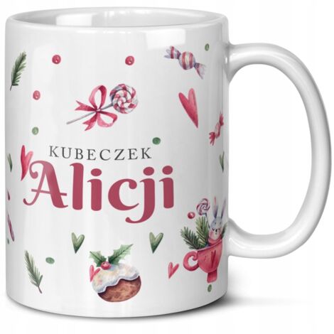 TAZZA DI NATALE CON IL NOME DI UN BAMBINO, REGALO DI NATALE, BABBO NATALE
