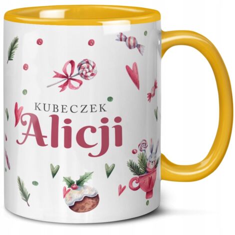 TAZZA DI NATALE CON NOME REGALI DI BABBO NATALE PER BAMBINI NATALE + NOME