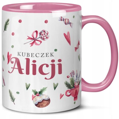TAZZA DI NATALE CON NOME REGALI DI BABBO NATALE PER BAMBINI NATALE + NOME