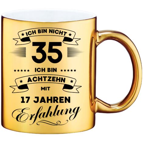 Tazza divertente, regalo per il 35° compleanno