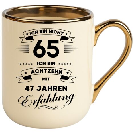 Tazza divertente, regalo per il 65° compleanno