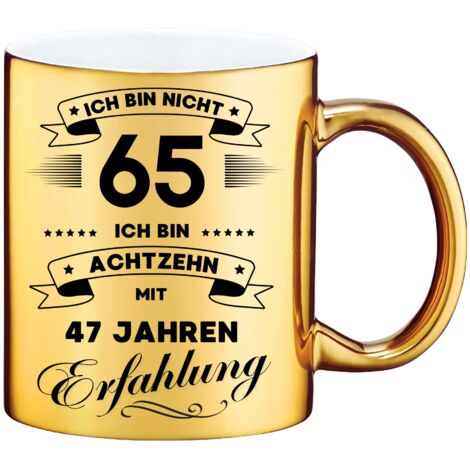 Tazza divertente, regalo per il 65° compleanno