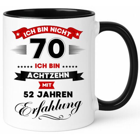 Tazza divertente, regalo per un 70° compleanno