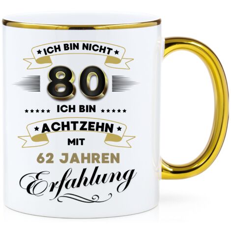 Tazza divertente, regalo per un 80° compleanno