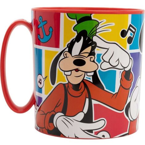 Tazza in plastica adatta a microonde Mickey Mouse Disney 350 ml