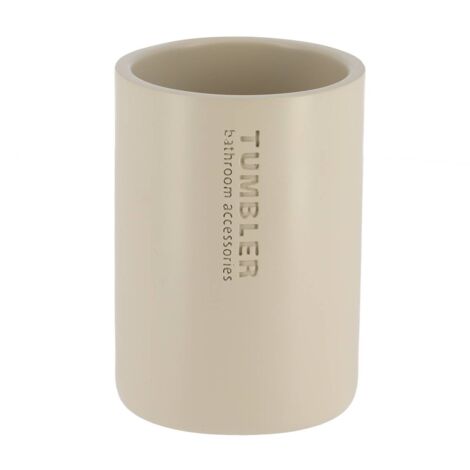 Tazza in poliresina - beige - Tendance