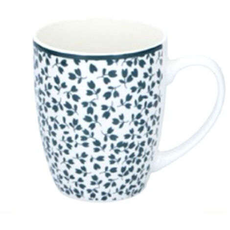 Tazza Mug Porcellana Floreale Cc 350 Edco