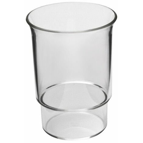 Tazza per colluttorio in acrilico trasparente Emco RONDO