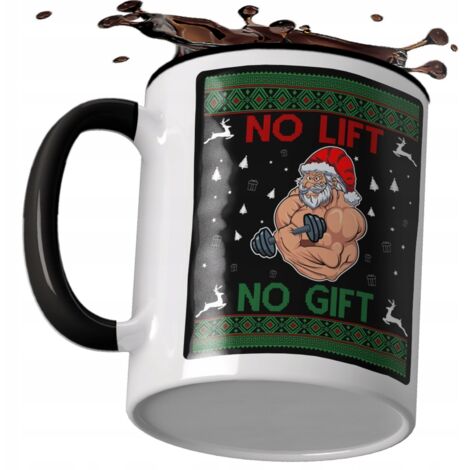 TAZZA REGALO DI NATALE PER RAGAZZO GYM STRONG