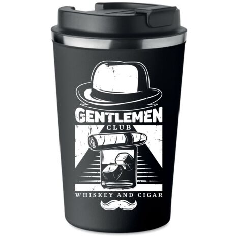 Tazza termica premium GENTLEMEN CLB Cappello da sigaro da uomo Whiskey KT187