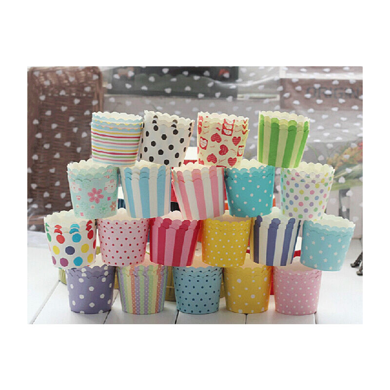 Tazze da forno tazze di carta per dolci stampi da