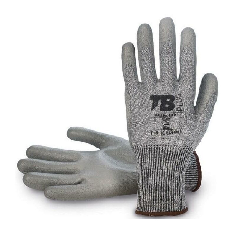 Guante anticorte 401g2 dyn hppe y fibra de vidrio talla 7-10 t/guante talla s-7