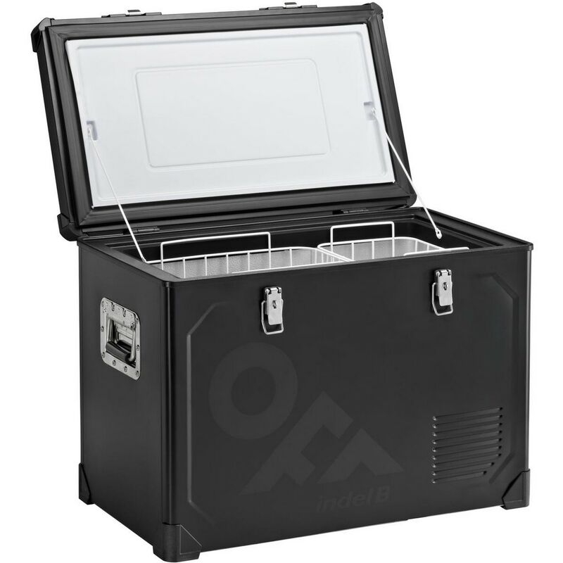 Indelb - Tb46 Réfrigérateur Acier Noir 46 Litres 12Vdc 45W - Optimisé pour un meilleur rendement et durabilité dans des conditions difficiles