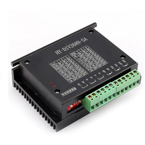 TB6600 Hybrid-Schrittmotortreiber, Ein-Draht-CNC-Controller 0,2–5 A HY-DIV268N-5A