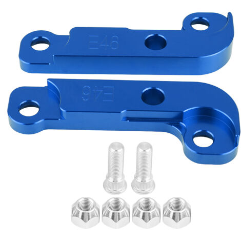 Tbest Aluminium-Adapter Rot erhöht den Lenkeinschlag um ca. 25 % Drift-Kit, Aluminium Power Tuning Drift Lock Adapter zur Winkelvergrößerung (Blau)