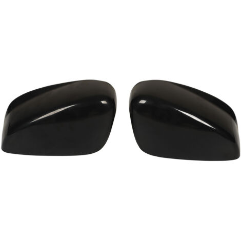 Tbest Auto-Spiegelkappe, glänzend schwarz, Seitentür-Ersatz für 2008-2012, robustes ABS-Material, rechte Seite