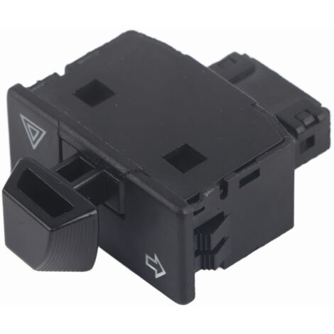 Tbest Interrupteur de Guidon de Moto Universel ABS Noir 34 Mm, Bouton de Klaxon de Clignotant, Installation Facile, Contrôleur de Lumière de Vélo Durable pour Cruiser Dirt.