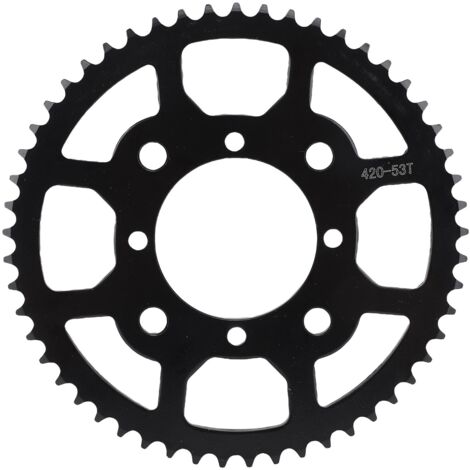 Tbest Robustes und effizientes 53-Zahn-Kettenrad aus Stahllegierung für 50-160 ml Pit Bikes.