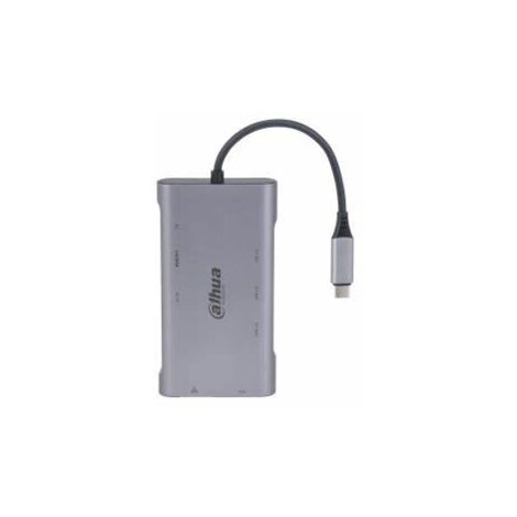 TC39 - Estación de acoplamiento 1 conector USB 3.1 tipo C, 3 USB 3.0 / 1 HDMI / 1 VGA / 1 RJ45 / 1 SD / 1 TF / 1 salida PD