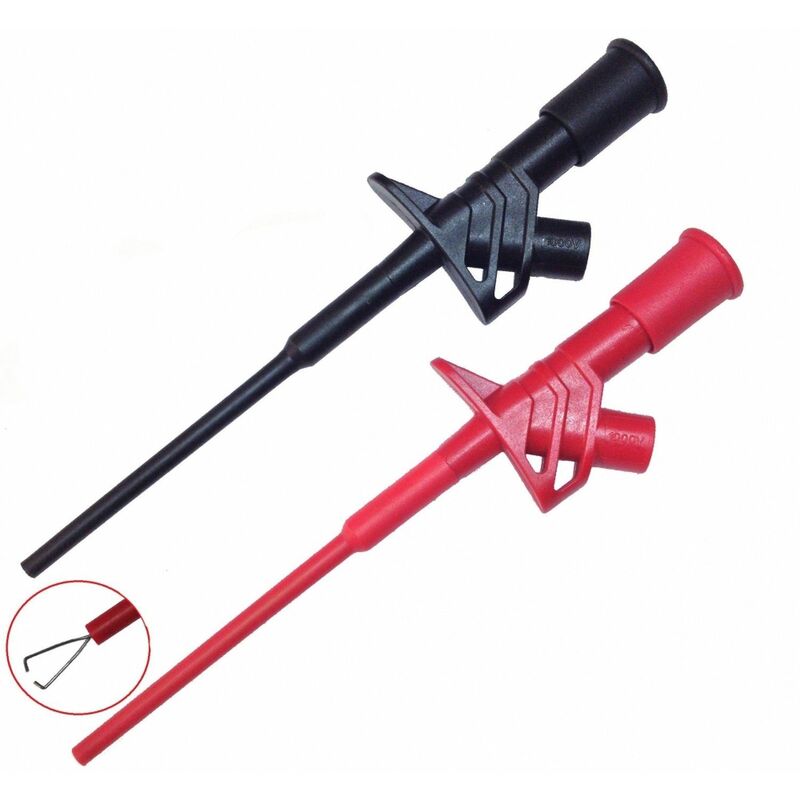 

TC4169 Clips aislados con gancho de sujecion catIII con conexion a banana