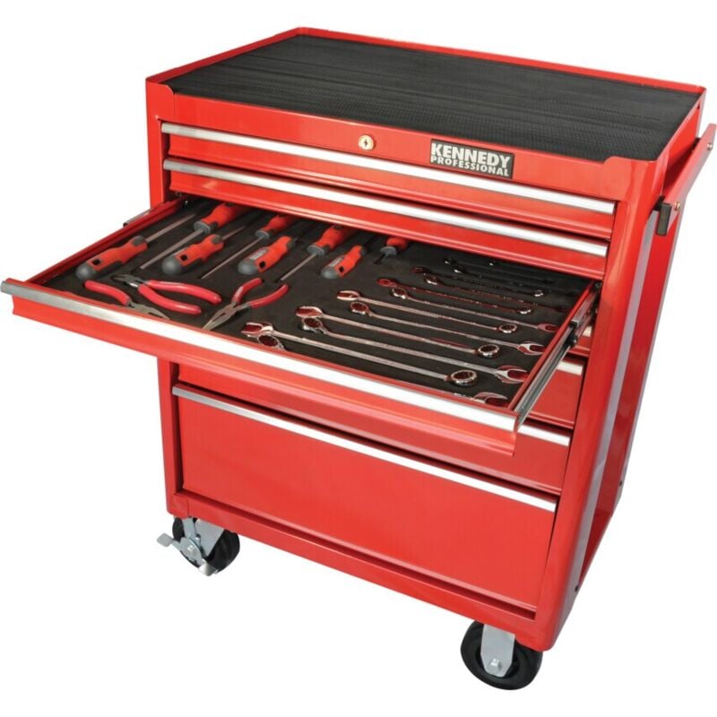 Pro TCC025 7D Tool Control Cabinet Set 25 Piece - Red - Kennedy