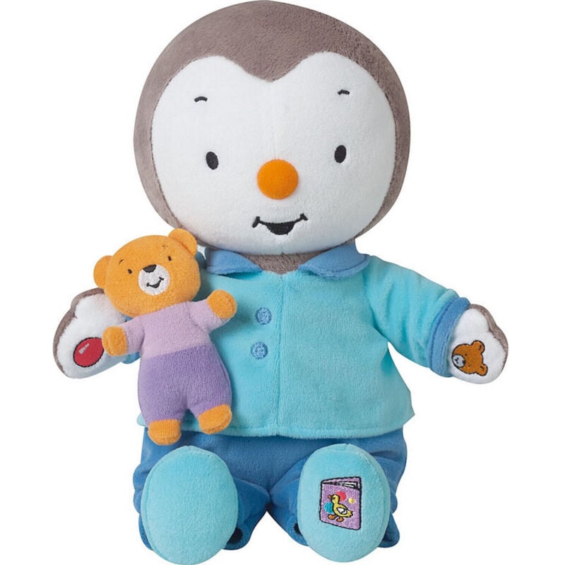 Peluche parlante T'Choupi et doudou 30 cm