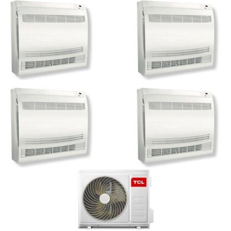 TCL Climatizzatore Quadri Split Console 9+18+18+18 con MT4250 Inverter R-32 Classe A++