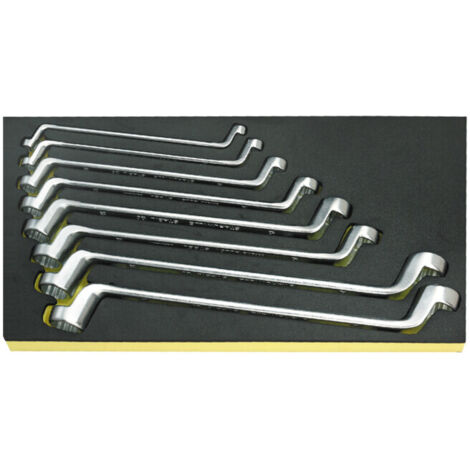 TCS 20/8, 6x7-19x22 mm Clés polygonales en plateau TCS 8 pcs.