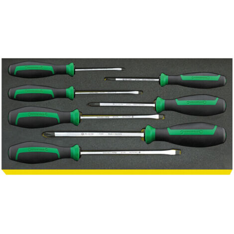 TCS 4620/4640 Jeu de tournevis DRALL+ en plateau TCS 7 pcs.