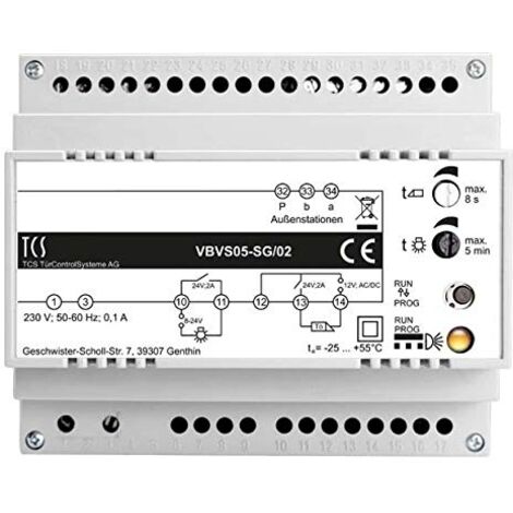 TCS VERSORGUNGS- & STEUERGERÄT, 1 STRANG, 6 TE, (VBVS05-SG/02)