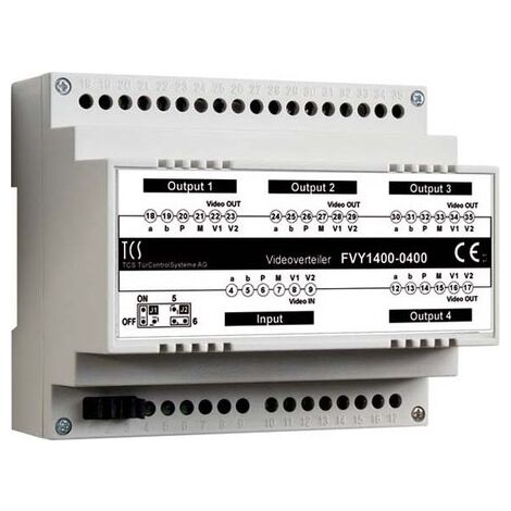 TCS VIDEOSIGNALVERTEILER 4FACH VT04-SG FVY1400-0400 TCS TÜR CONTROL