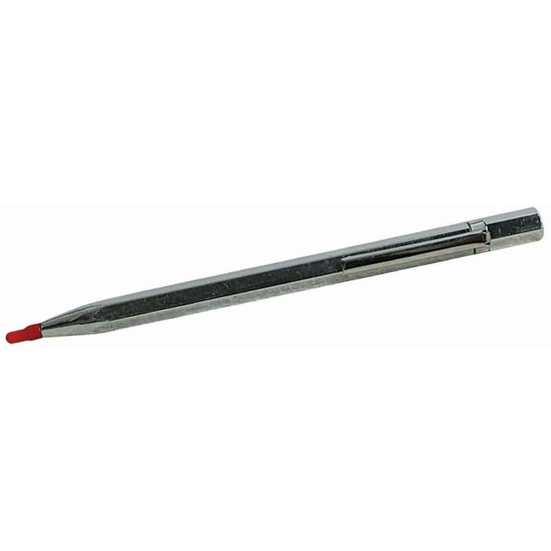 Silverline - TCT Pocket Scriber & Glass Cutter 150mm / 3-4mm 633657