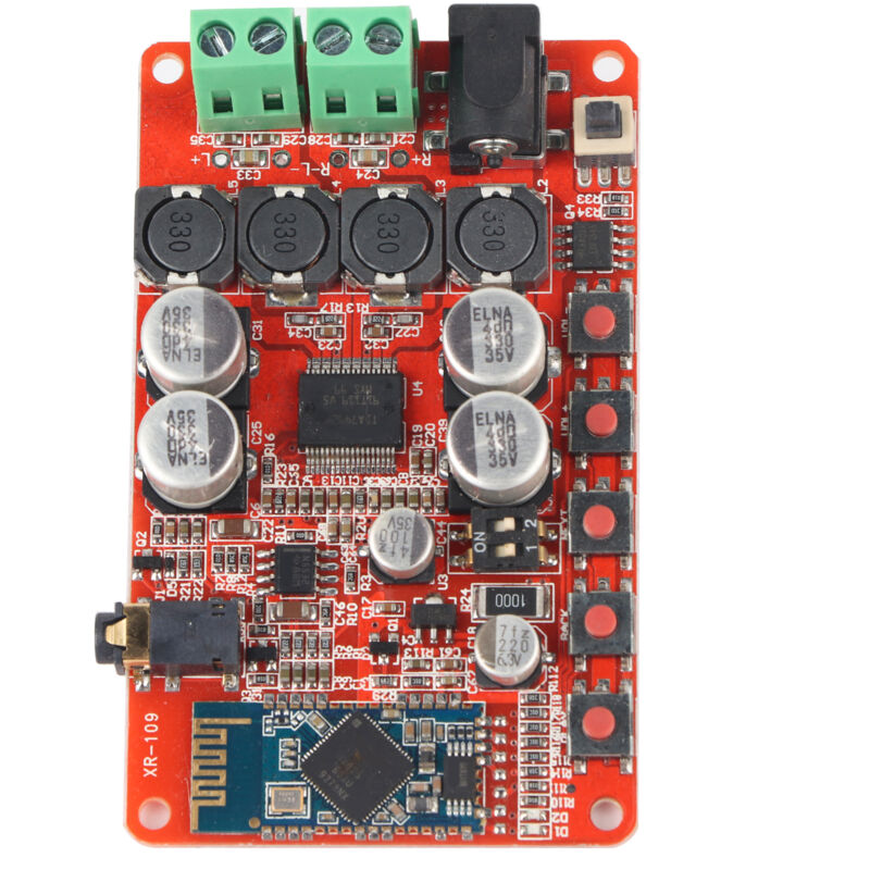 Jeffergarden - TDA7492P 50W 2 Module de carte d'amplificateur de récepteur audio Bluetooth sans fil double canal J3J7