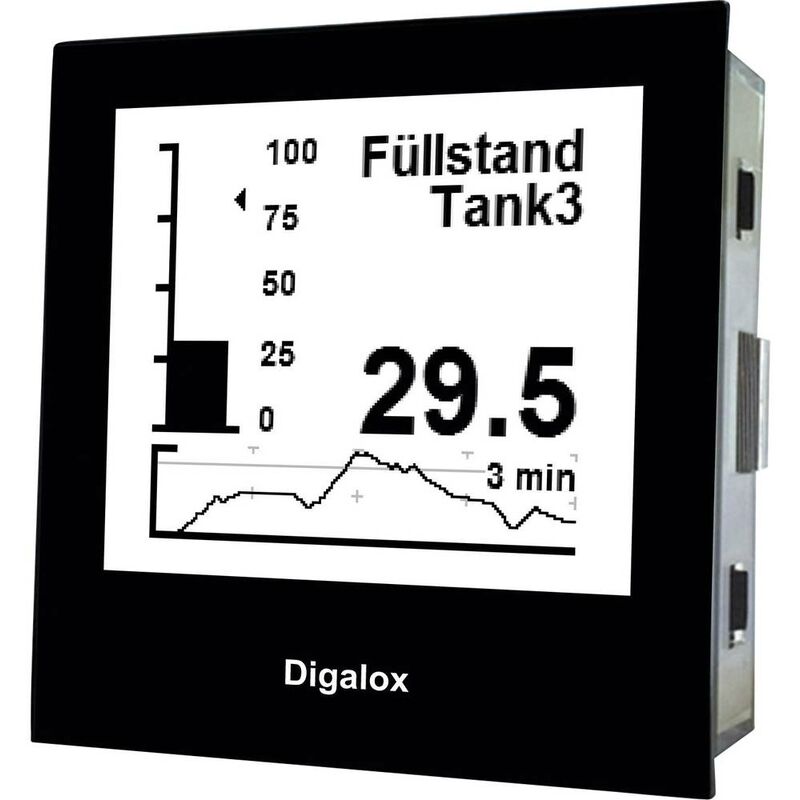 Image of Digalox DPM72-PP Strumento di misura digitale da pannello Strumento di misura din grafico per derivatore - Tde Instruments