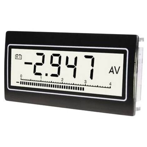 TDE Instruments DPM-802-TW-TV Strumento di misura digitale da pannello Tensione: 0,1 mV - 300 V CC/CA Corrente: 0,1 µA