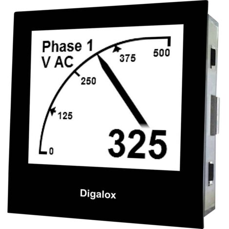 TDE Instruments DPM72-MPN Strumento di misura digitale da pannello Tensione AC: 0 - 500 V Corrente: +-60 mV Frequenza: